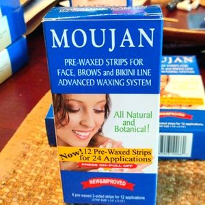 Pre Waxed Strips for Face, Brows, Bikini Line, All Natural and Botanical